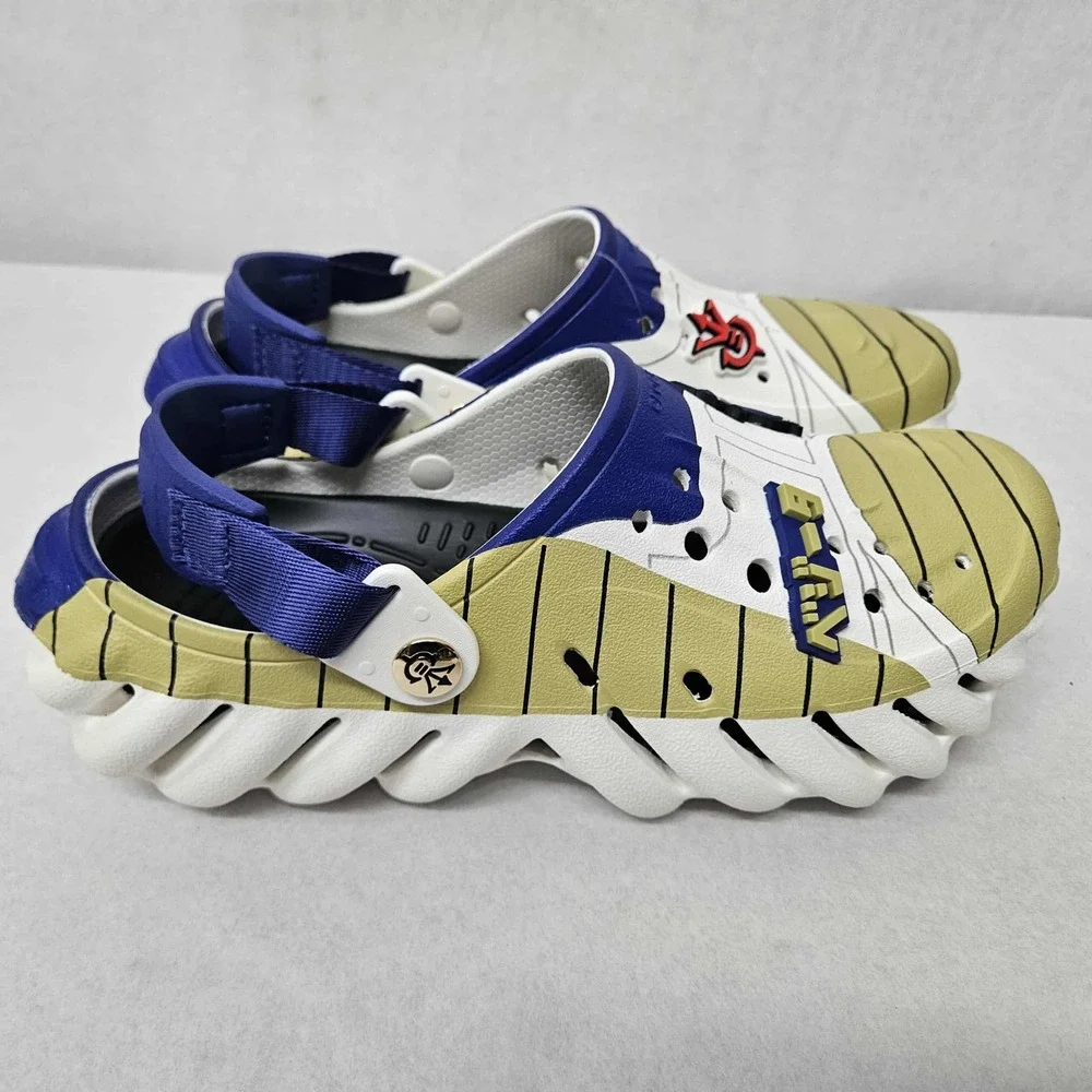 Crocs Vegeta Echo Clog Dragon Ball Z Anime Graphic‎ Shoes Big Kids J6